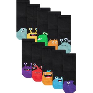 Next Sokken  groen / donkerlila / oranje / zwart