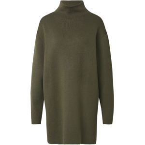 EDITED Oversized jurk 'Ola'  groen / kaki