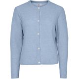 PIECES Gebreid vest 'PCSilly'  opaal