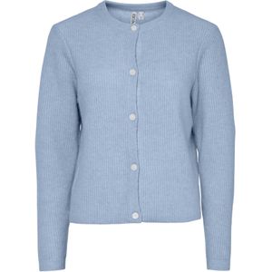 PIECES Gebreid vest 'PCSilly'  opaal