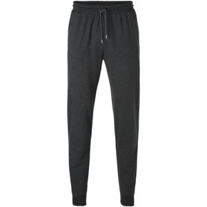 Sportbroeken - Antraciet Mêlee - Katoenmix - Joggingbroek met Koord