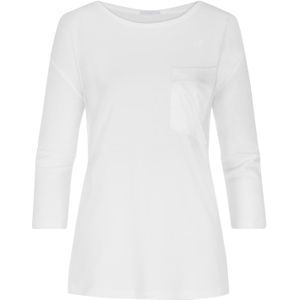 Mey - Slaapshirt - Wit - Jersey - Driekwart Mouw