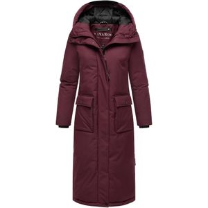 NAVAHOO Wintermantel 'Wolkenfrost XIV'  bordeaux