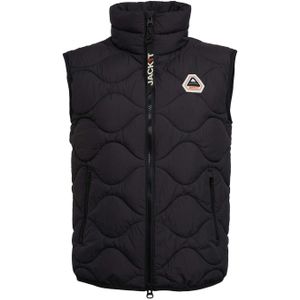 JACK1T Bodywarmer 'Gilet'  oranje / zwart / wit