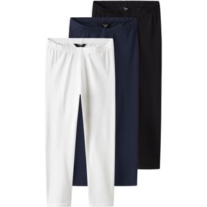 TWO SOON Leggings 'Capri'  navy / zwart / wit
