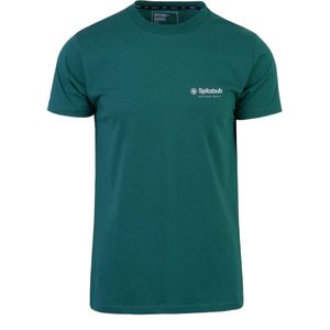 SPITZBUB Shirt ' ludis '  petrol / wit