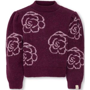 ONLY MINI - Gebreide Pullover - O-hals - Lange Mouwen - Jacquard