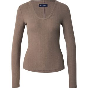 GAP Shirt 'LUXE MOD'  mokka