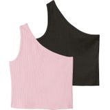 NAME IT Top 'NKFJolone'  rosa / zwart