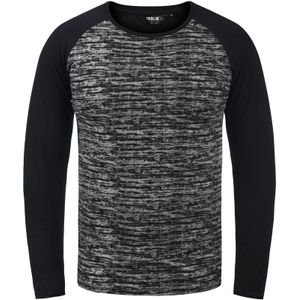 !Solid Shirt 'Mevan'  zwart gemêleerd