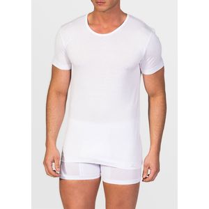 zd ZERO DEFECTS Onderhemd 'Crew-neck T-shirt Mercerized Cotton'  wit