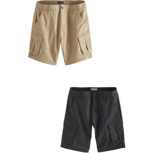 Next Cargobroek  beige / nachtblauw