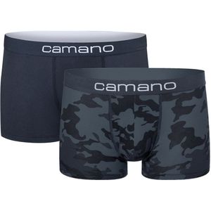 Camano - Trunk Comfort - Boxershorts - Blue fog mix - Set van 2