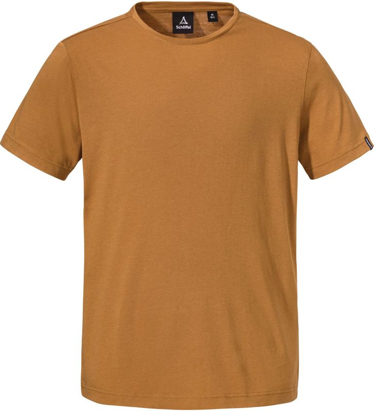 Schöffel - Urban T Shirt Style Collada - Functioneel Shirt - Bruin - Korte Mouwen