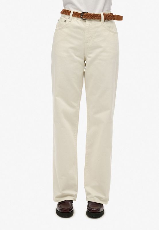 Superdry - W7011200A - Jeans - Gewassen Blauw - Wijde Pijpen - Biologisch Katoen