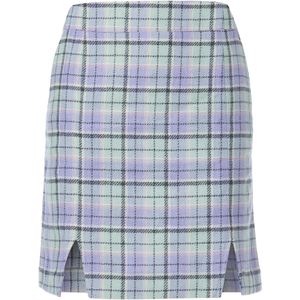 KAN Rok 'VERDANCE'  navy / aqua / lichtblauw