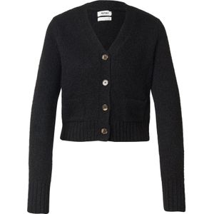 Monki Gebreid vest  zwart