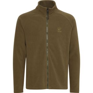 INDICODE JEANS Fleece jas 'Mandu'  olijfgroen