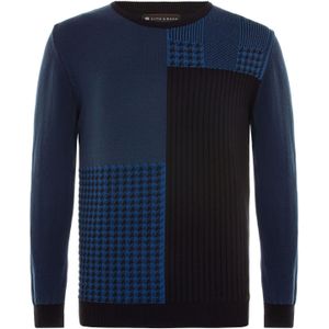 CIPO & BAXX Trui  donkerblauw / zwart