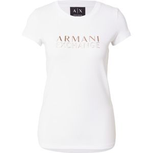 ARMANI EXCHANGE Shirt  goud / wit