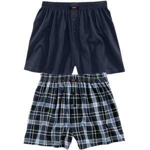 Boxershorts - Marine - Aansluitend - Elastische Band - Machinewas