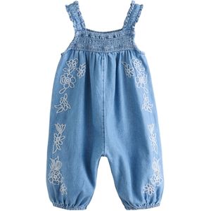 Next Overall  blauw denim / wit