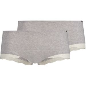 Skiny Broekje  grijs gemêleerd