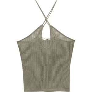 Pull&Bear Gebreide top  kaki