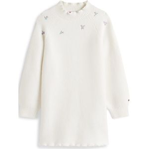 TOMMY HILFIGER Jurk  lichtblauw / bruin / lavendel / wit