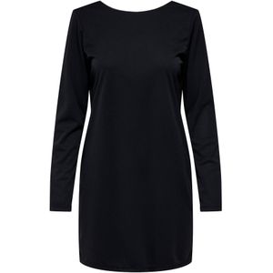 Onlkarlo - Korte Jurk - Zwart - Knielengte - Lange Mouwen