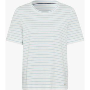 BRAX Shirt 'Cira'  lichtblauw / wit