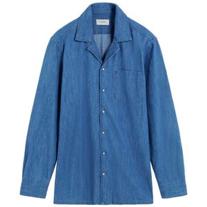 Scalpers Overhemd  blauw denim