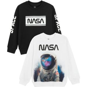 Cool Club Sweatshirt  blauw / pink / zwart / wit