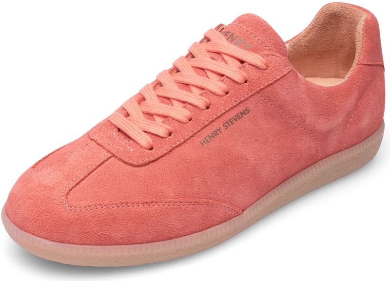 Henry Stevens Sneakers laag 'Sophia'  donkergrijs / koraal
