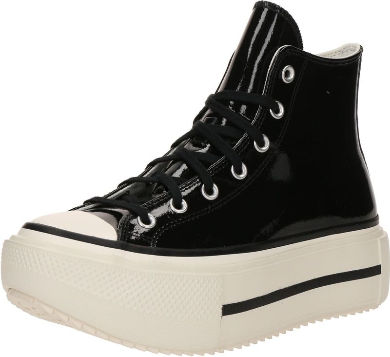 CONVERSE Sneakers hoog 'CTAS LIFT DOUBLE STACK'  zwart