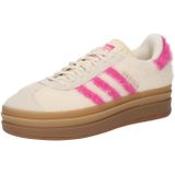 adidas Originals - GAZELLE BOLD - Sneakers - Cream white/Shock Pink/Gold metallic