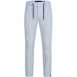 INDICODE JEANS Broek 'Webb'  lichtblauw / wit