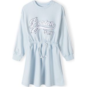 MINOTI Jurk  pastelblauw / zwart / wit