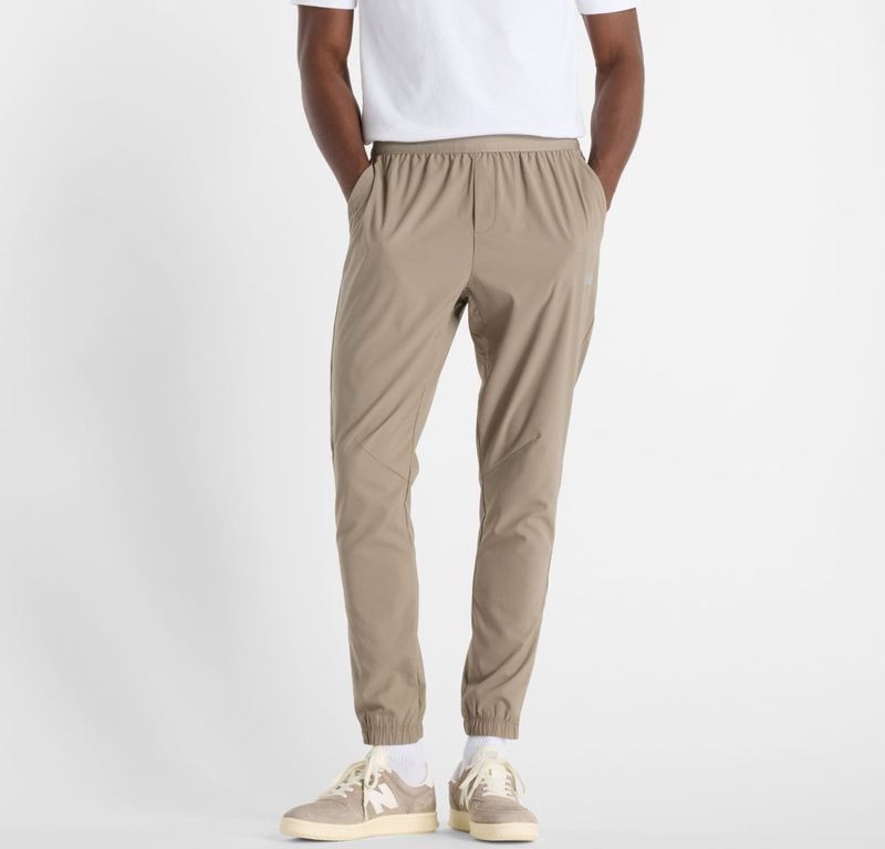 New Balance - Ac Jogger - Broeken - Bruin - Poly Jersey