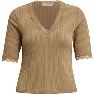 Peppercorn Blouse 'Gai'  beige gemêleerd