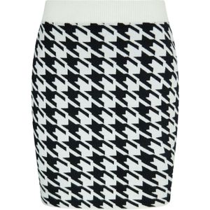 ROCKEASY Rok  zwart / wit