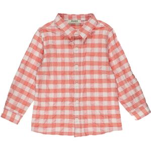 Panço Overhemd  zalm roze / pink / wit