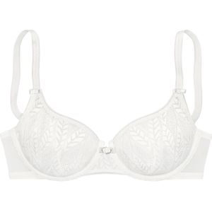 Balconette Bh - Cream - Kant - Met Beugel - Elastische Bandjes