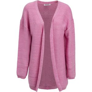 Influencer Gebreid vest  lichtroze