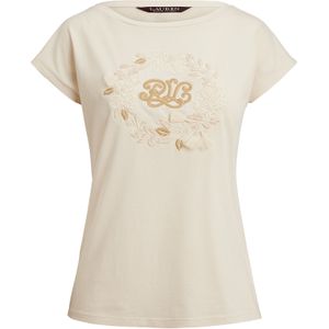 Lauren Ralph Lauren - Shirt - Crème / Camel - T-shirt