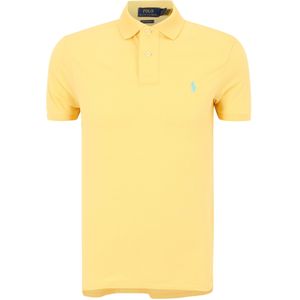 Polo geel Ralph Lauren Custom Slim Fit