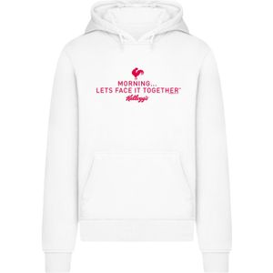 F4NT4STIC Trui 'Kellogg's Breakfast Cereals Morning Lets Face It'  rood / wit