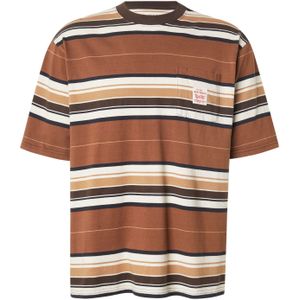 LEVI'S ® Shirt  kastanjebruin / donkerbruin / zwart / wit