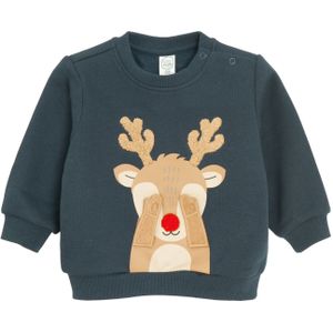 Cool Club Sweatvest  beige / blauw / wit