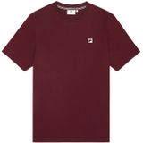 FILA - Biella - T-shirt - Donkerrood - Kwartmouw
